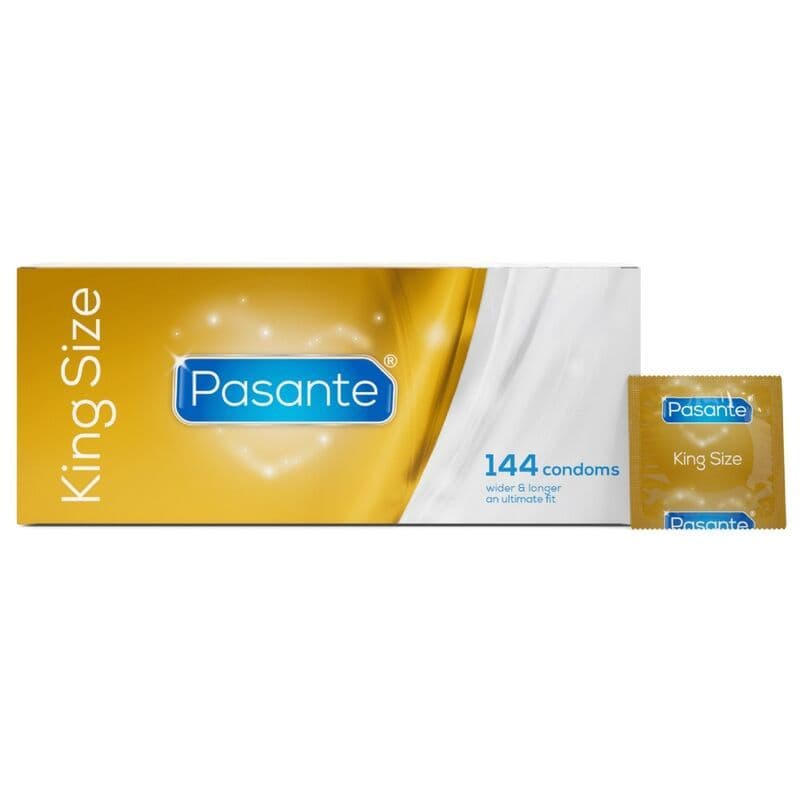 Pasante - King size kondomi, škatla 144 kosov 4