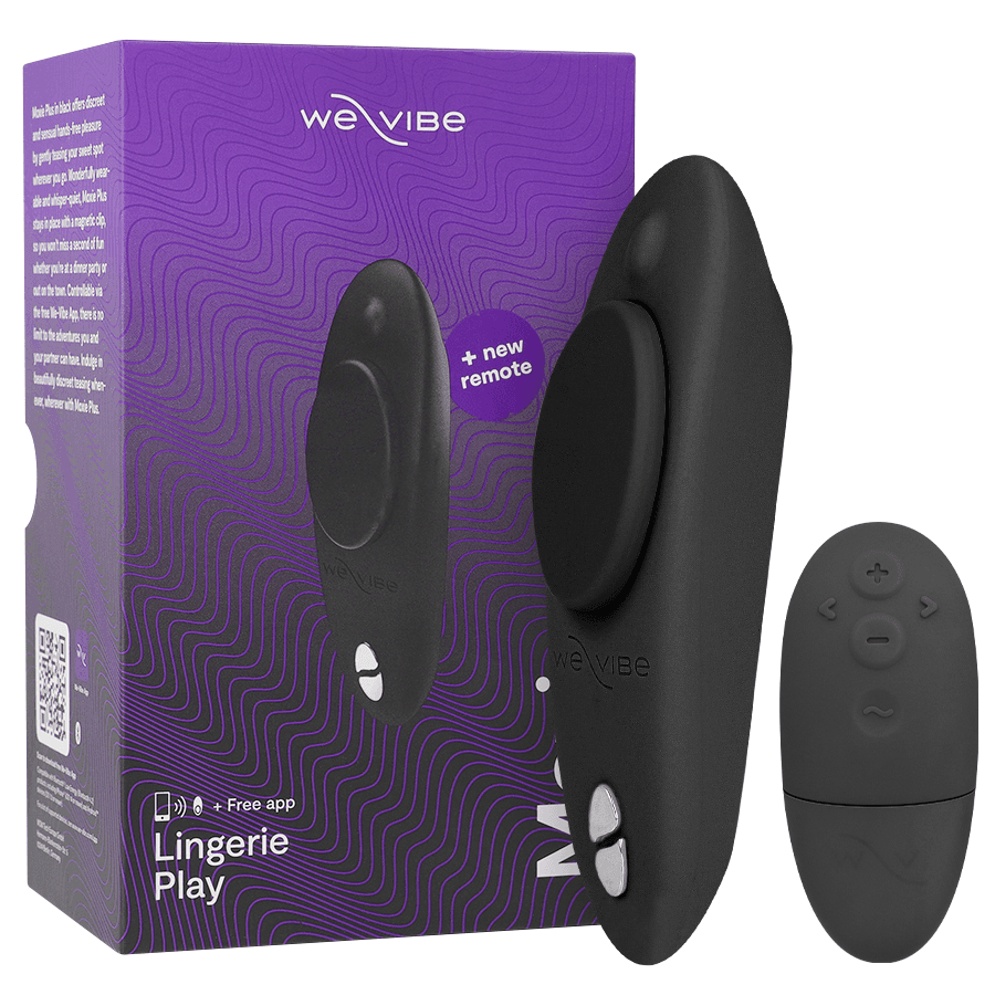 WE-VIBE - Moxie+ črni klitoralni vibrator
