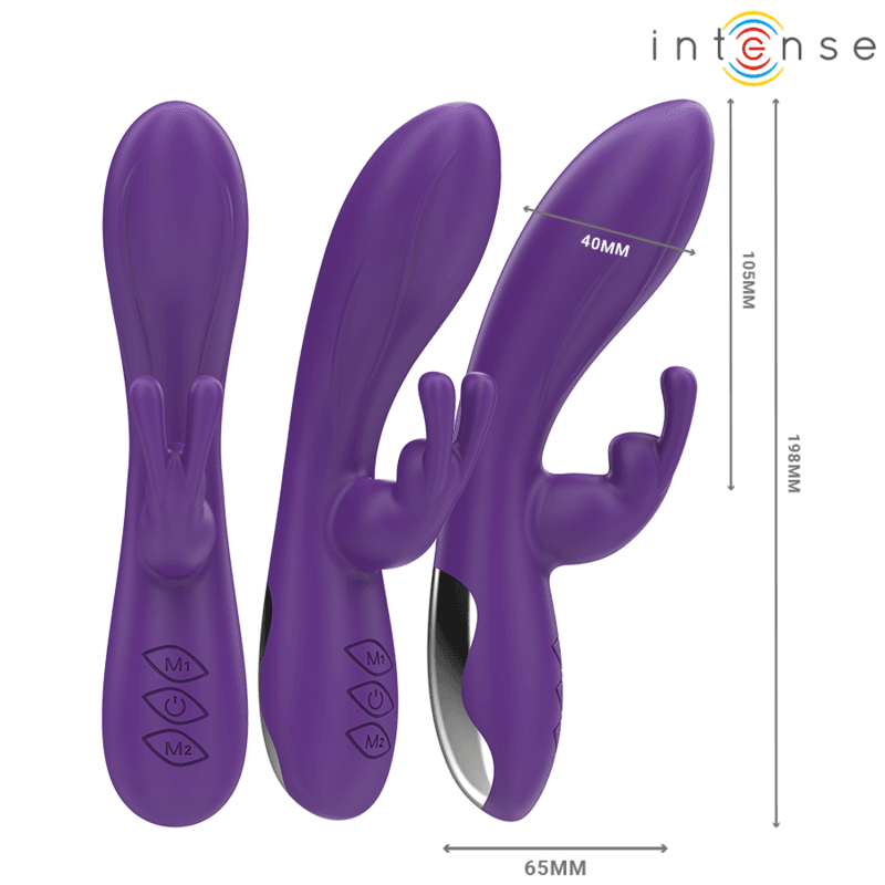INTENSE - RANDALL RABBIT VIBRATOR 10 VIBRATIONS PURPLE 3