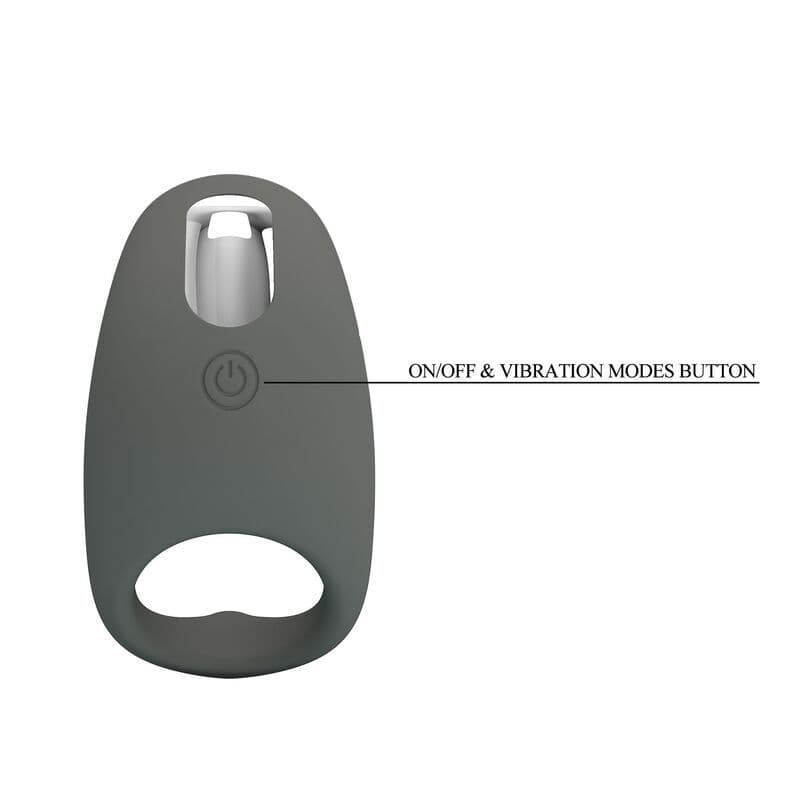 PRETTY LOVE - ANELLO VIBRANTE RICARICABILE IN SILICONE MORBIDO 4