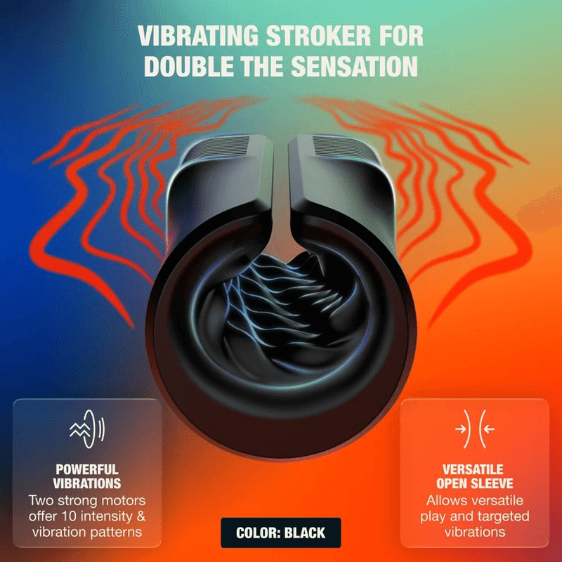 ARCWAVE - ZING STROKER MASCHILE VIBRANTE CON DOPPIO MOTORE NERO 3