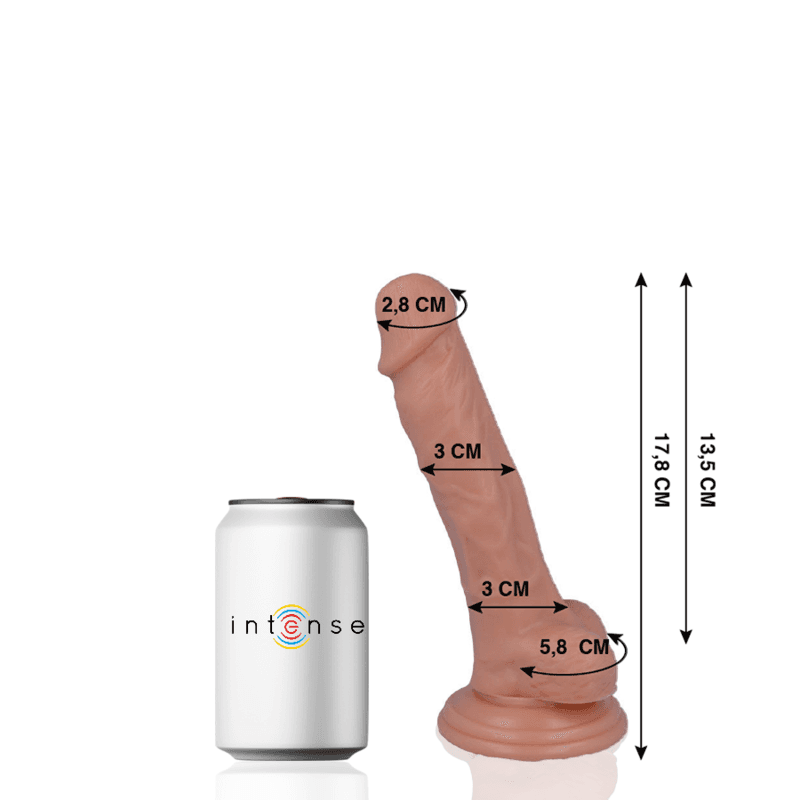 MR INTENSE - 9 PENE REALISTICO 17.8 CM -O- 3 CM 2