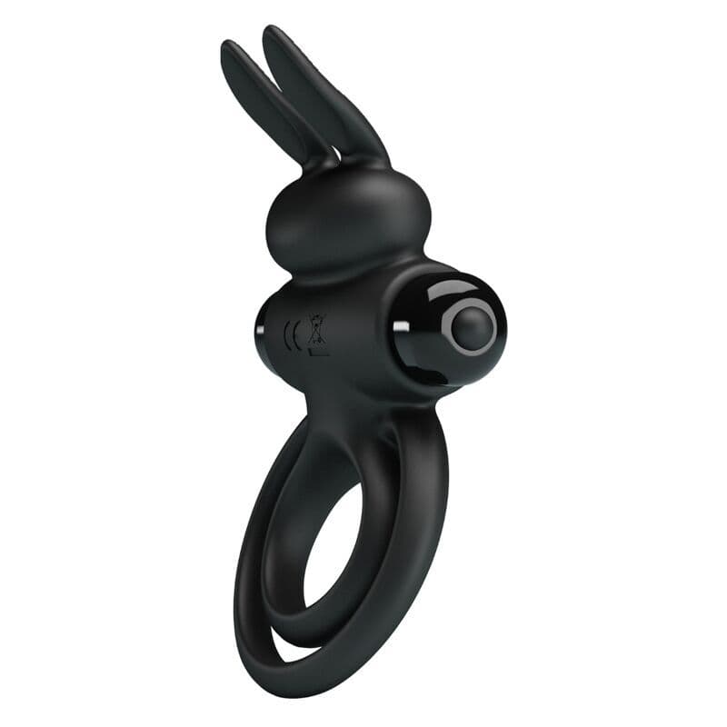 PRETTY LOVE - VIBRATOR III RABBIT RING FOR BLACK PENIS 3