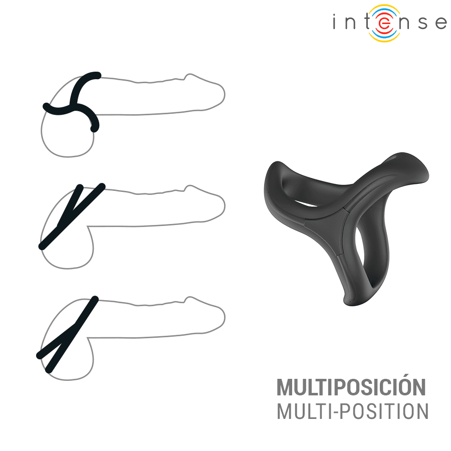 INTENSE - ALFIE ANELLO PER PENE TRIPLO REGOLABILE MODELLO 6 3