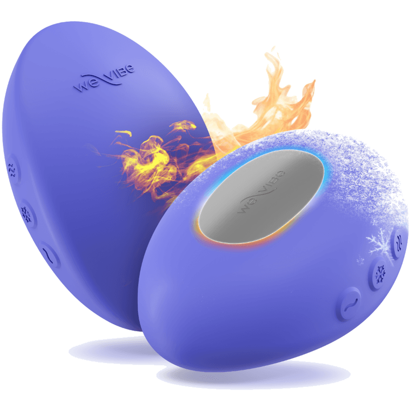 WE-VIBE - VIBRATORE RISCALDANTE E RAFFREDDANTE A TEMPERATURA INTENSIVA, COLORE BLU LAVANDA 2