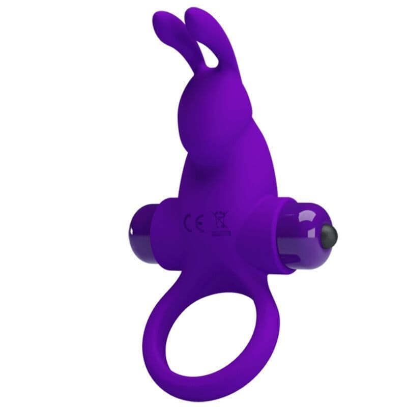 PRETTY LOVE - VIBRATOR RING I RABBIT FOR PURPLE PENIS 2