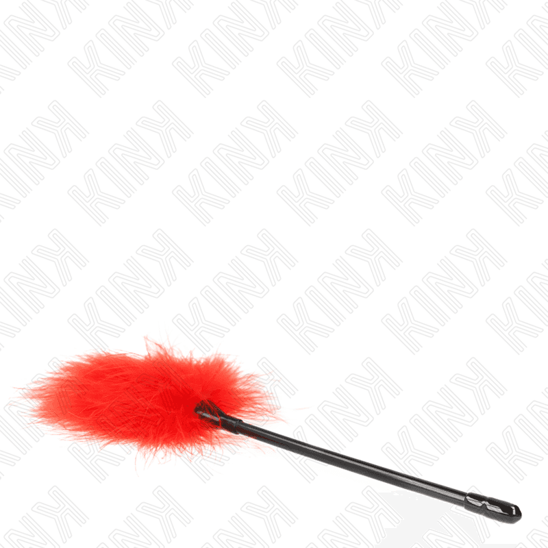 KINK - ROTE KITZELFEDERN FÜR DAS BONDAGE-SET 27 CM 4