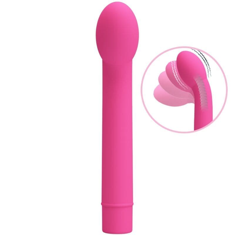 PRETTY LOVE - LOGAN VIBRATOR ZA G-TOČKU, 10 VIBRACIJA, ROZA 2
