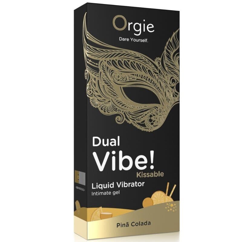 ORGIE - DUAL VIBE! PIÑA COLADA KISSABLE LIQUID VIBRATOR 15 ML 3