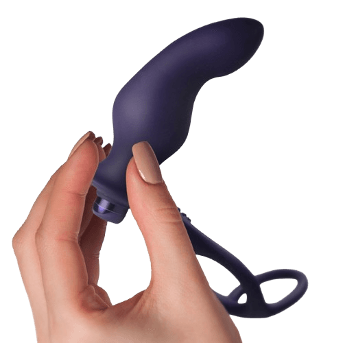 ROCKS-OFF - Nova Zenturian vibrirajoči stimulator prostate s prstima, 16 modalnosti, tamno plava 4