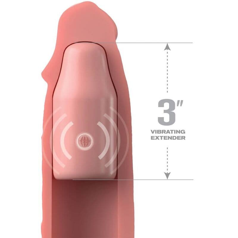 FANTASY X- TENSIONS - PIPEDREAMS SLEEVE 22,86 CM + 7,62 CM PLUG REMOTE SKIN 2