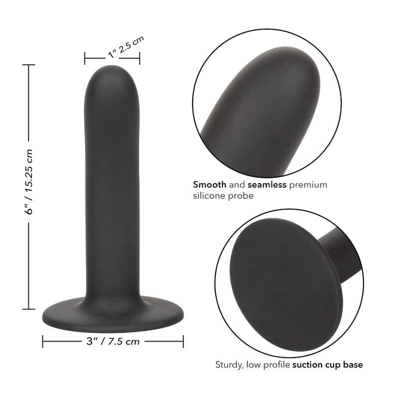 CALEXOTICS - BOUNDLESS DILDO 15.25 CM GURT KOMPATIBEL GLATT 3