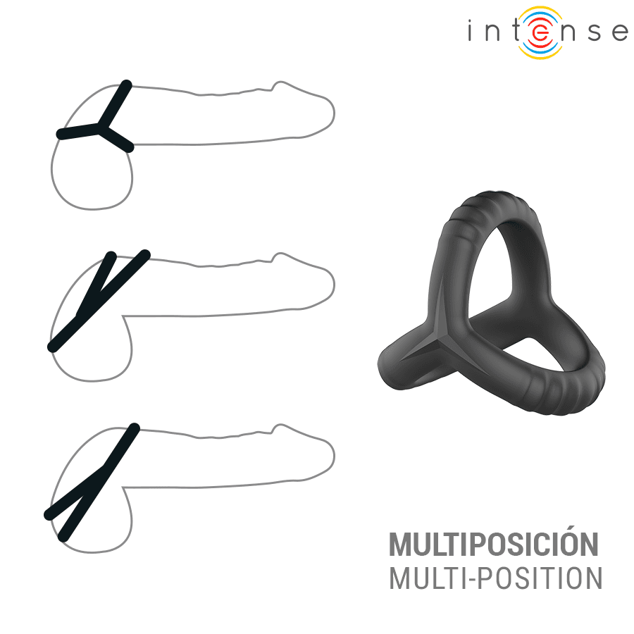 INTENSE - JOHN ANELLO PER PENE TRIPLO REGOLABILE MODELLO 4 3