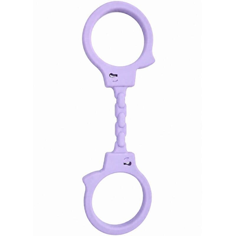 DIABLO PICANTE - SILICONE HANDCUFFS MAUVE