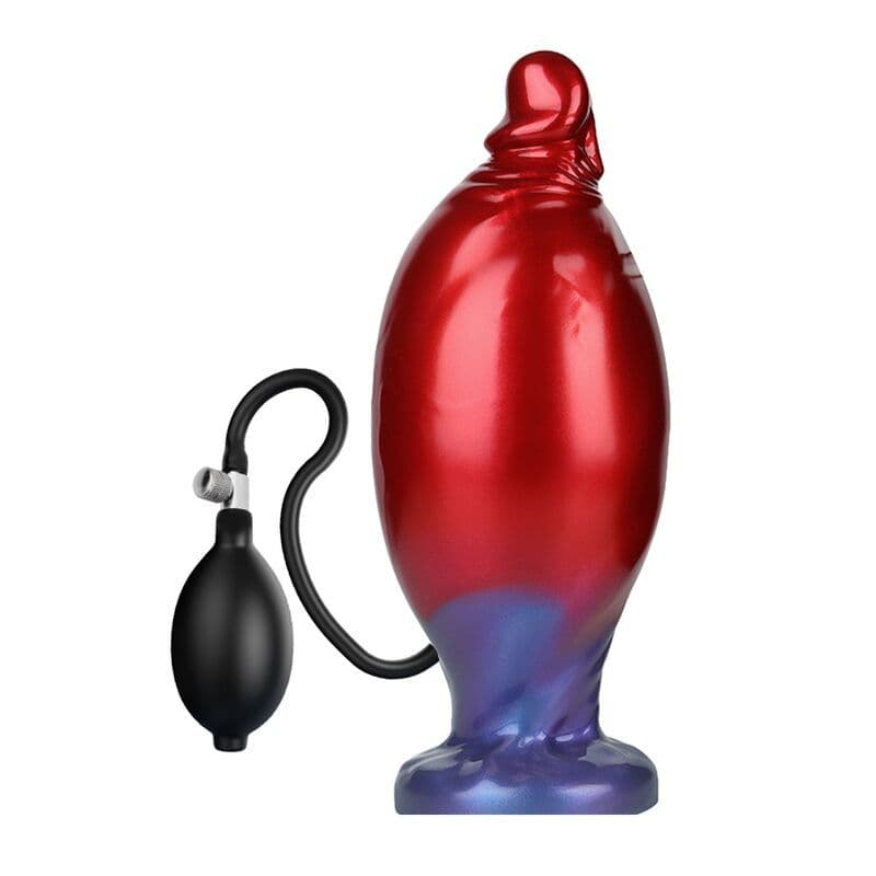 POWER MONSTERS - SHADOW BEHEMOTH ZWEIFARBIGER AUFBLASBARER FANTASIE-SILIKONDILDO 22 CM Ø 5 CM
