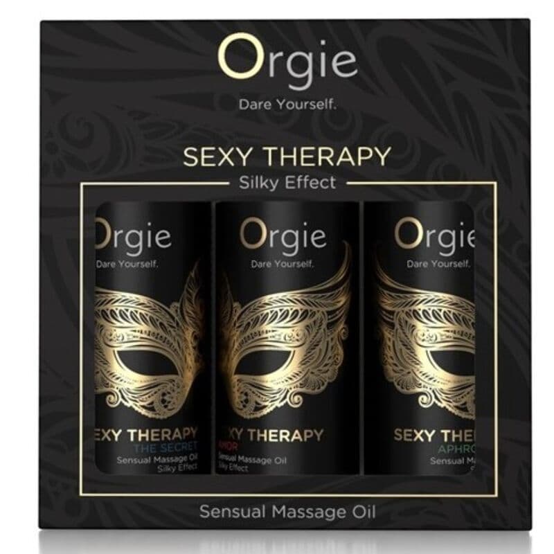 ORGIE - Sexy Therapy Mini Size Collection senzualna masažna ulja, 3 x 30 ml