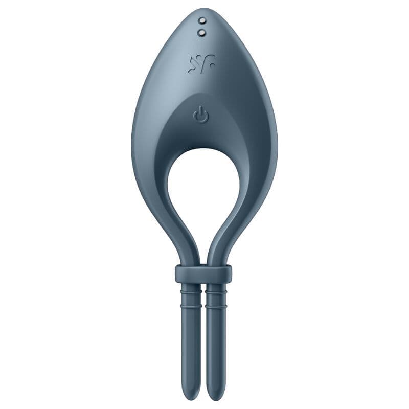 SATISFYER - APP VIBRATORE BULLSEYE RING GRIGIO 2