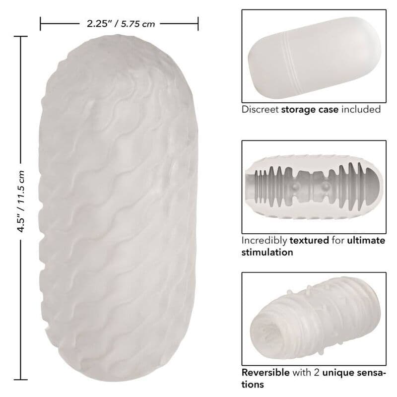 CALEXOTICS - REVERSIBLE RIBBED STROKER 2