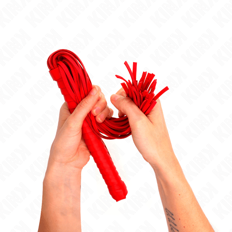 KINK - FRUSTA CON MANICO ROSSO STRUTTURATO 48,5 CM 3