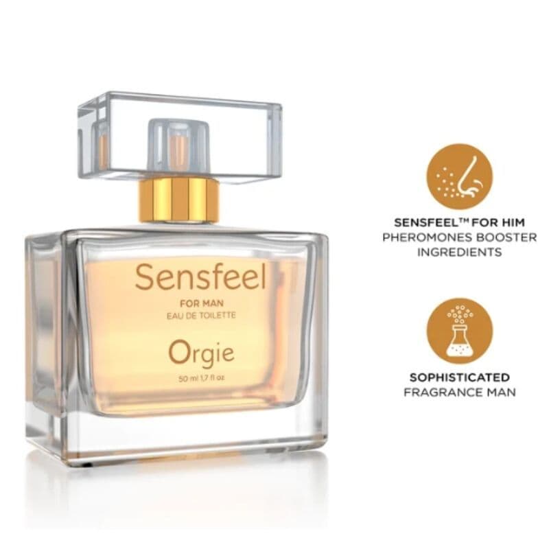 ORGIE - Sensfeel za muškarce pojačivač feromona toaletna voda, 50 ML