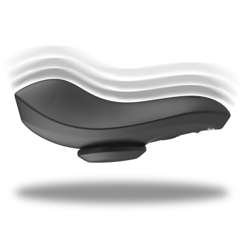 BLACK&SILVER - PRESTON POLNILNI SILIKONSKI VIBRATOR ZA HLAČKE, ČRN 4