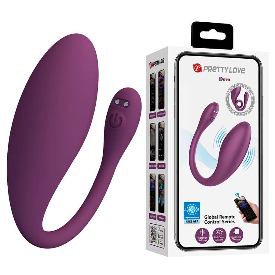PRETTY LOVE DORA - NEVIDNI VIBRATOR ZA PARE Z BREZPLAČNO APLIKACIJO 2