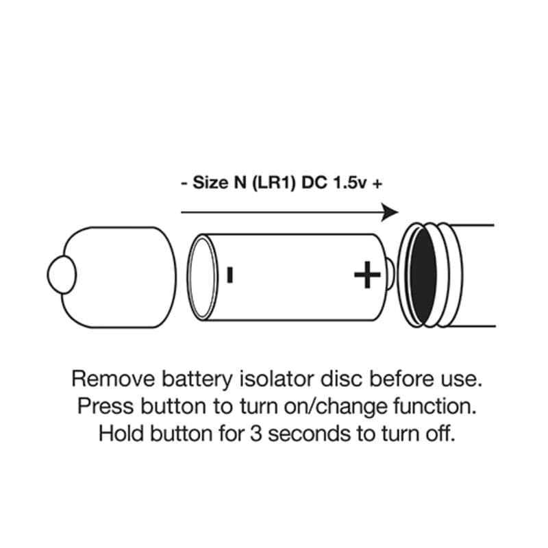 ROCKS-OFF - VIBRATING BULLET RO-80MM MIDNIGHT METAL 4