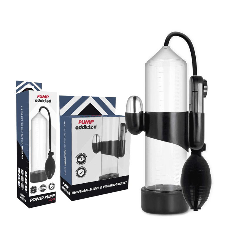 PUMP ADDICTED - VIBRATORE TRASPARENTE RX3 2