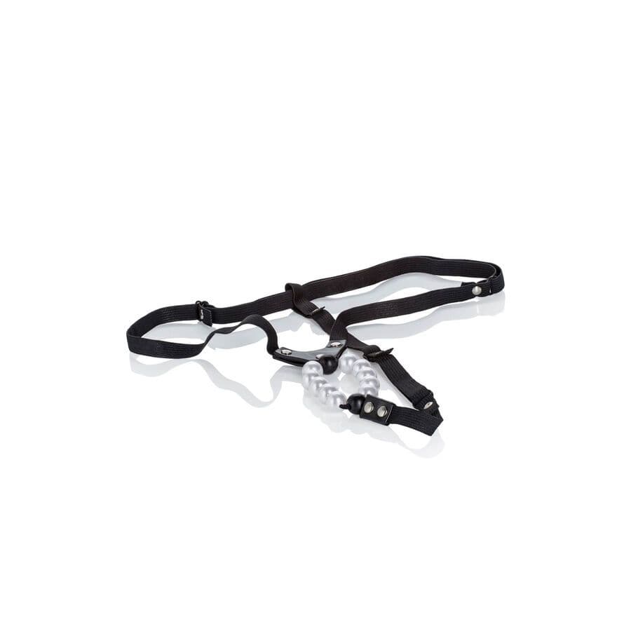 CALEXOTICS - LOVERS THONG W. PLEASURE PEARLS 4