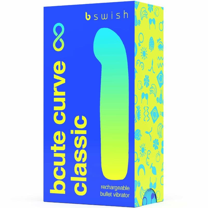 B SWISH - BCUTE CURVE INFINITE CLASSIC POLNILNI VIBRATOR, MODER SILIKON 4