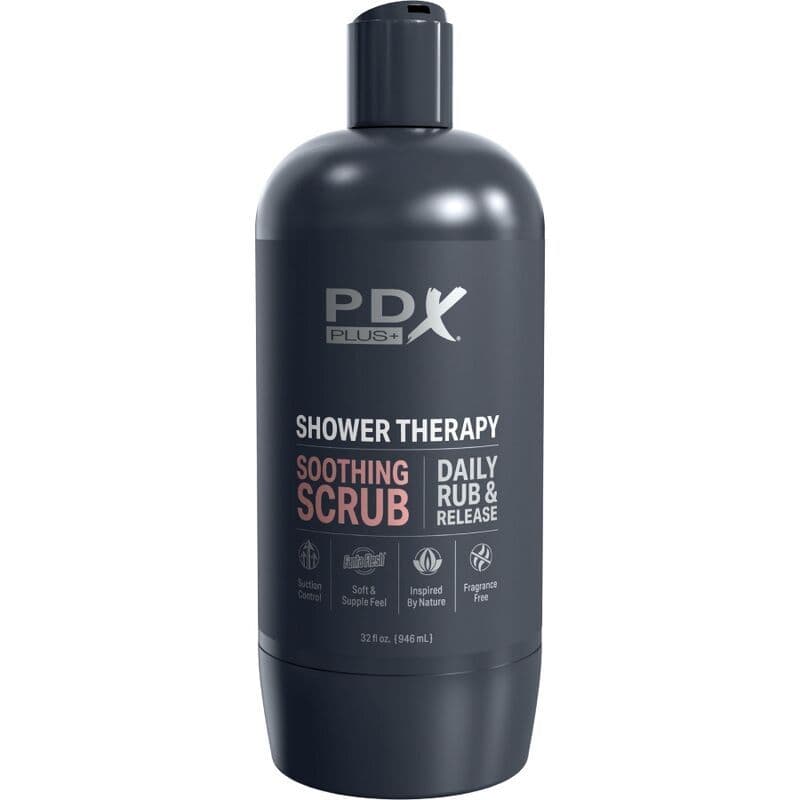 PDX PLUS - MASTURBATORE STROKER DESIGN DISCRETO DELLA BOTTIGLIA SCRUB LENITIVO SHAMPOO CANDY 3