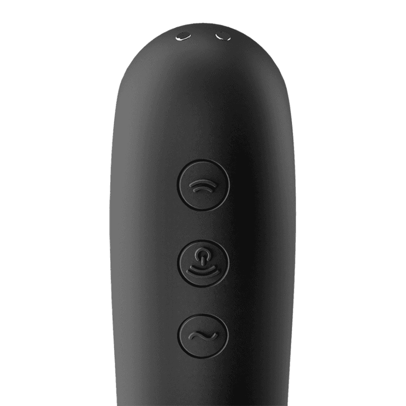 SATISFYER - VIBRATORE DUAL KISS AIR PULSE NERO 3