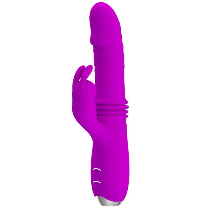 PRETTY LOVE - DOROTHY PURPLE RECHARGEABLE RABBIT VIBRATOR 4