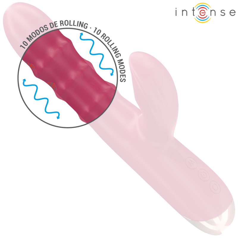 INTENSE - CHLOE VIŠENAMJENSKI VIBRATOR 3 U 1 CRVENI 2