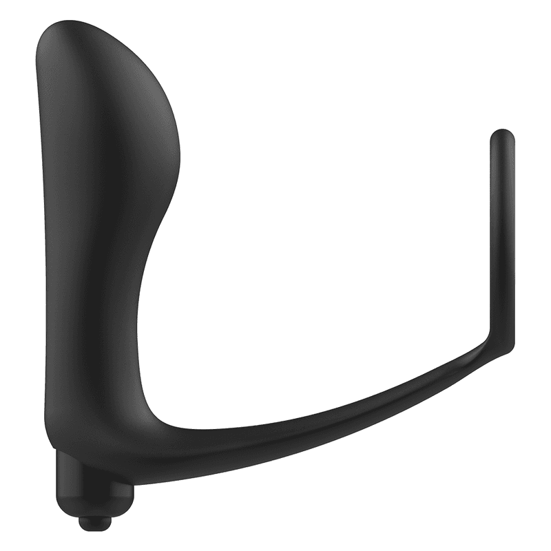 ADDICTED TOYS - VIBRATORISCHER ANALPLUG MIT PENISRING 3