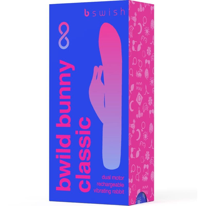 B SWISH - BWILD BUNNY INFINITE CLASSIC POLNILNI VIBRATOR, MODER SILIKON 4