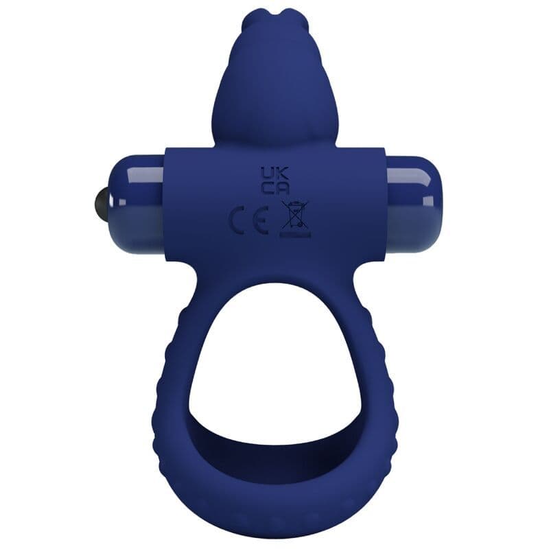 PRETTY LOVE - LUCHITO DOUBLE VIBRATING RING RABBIT BLUE 4