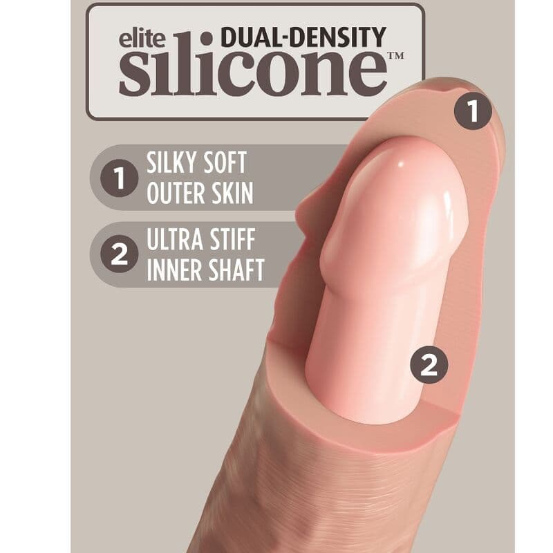 KING COCK - ELITE DILDO REALISTICO IN SILICONE 23 CM 4