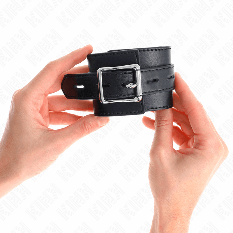 KINK - RESISTENZA DA POLSO NERA CON CINTURA NERA REGOLABILE 17-28 CM X 6 CM 4