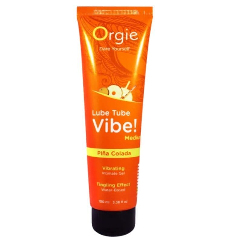 ORGIE - Lube tube vibe! Piña colada kissable intimni gel medium tingling, 100 ML 2