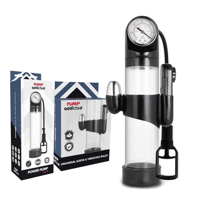 PUMP ADDICTED - VIBRATORE TRASPARENTE RX9 2
