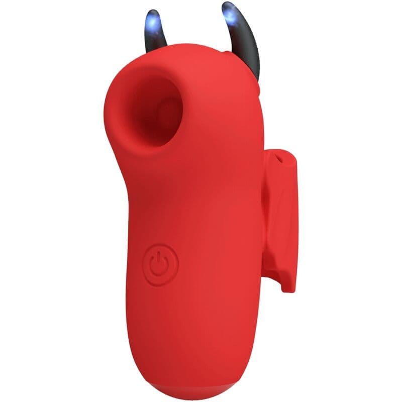 PRETTY LOVE - MAGIC DEVIL VIBRATOR ZA PRST (MINI FUN TOYS), CRVENI 2
