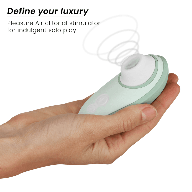 WOMANIZER - LIBERTY 2 STIMOLATORE CLITORIDEO E ASPIRAZIONE VERDE CHIARO 3