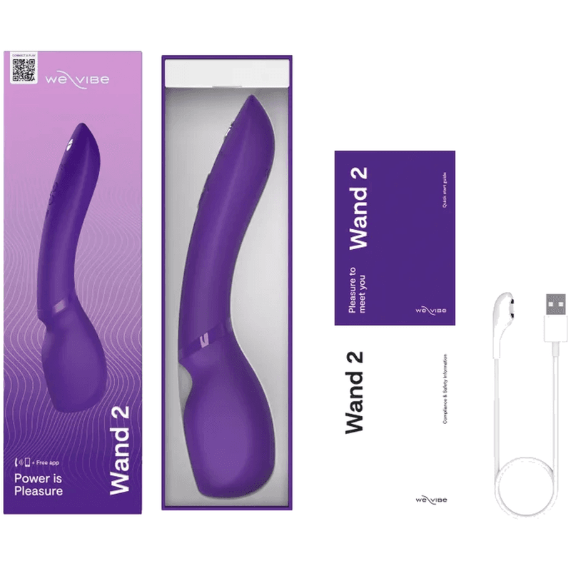 WE-VIBE - WAND 2 WIEDERAUFLADBARER KÖRPERMASSAGEGERÄT LILA 3