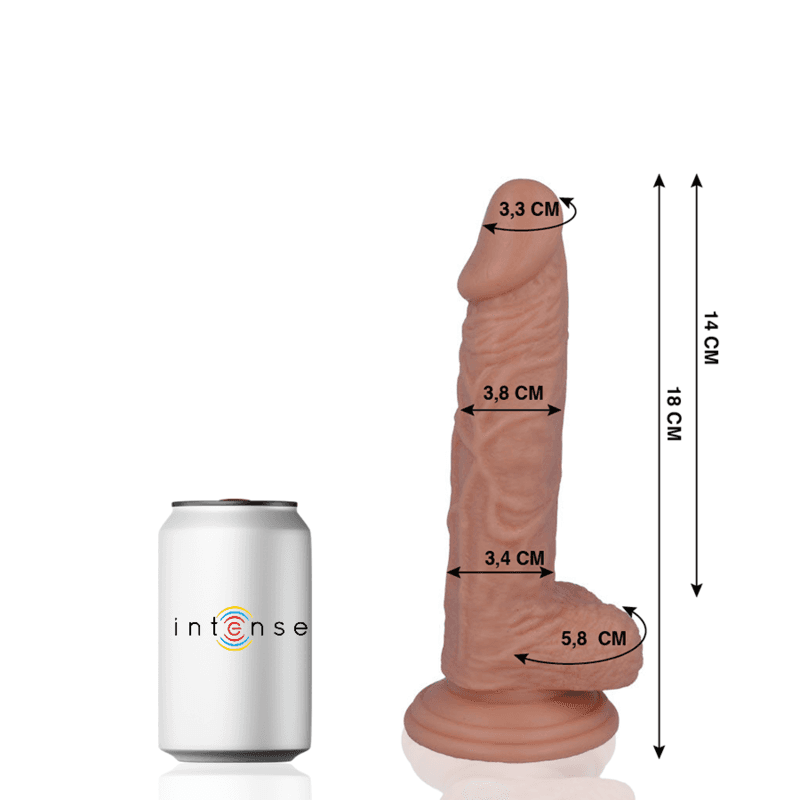 MR INTENSE - 11 REALISTIC PENIS 18 CM -O- 3.8 CM 2