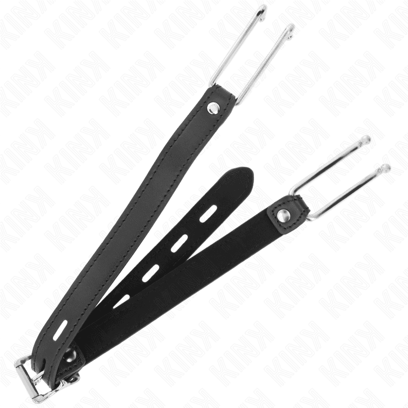 KINK - ZUBNA ZAPREKA S METALNOM KUKOM 11,5 CM I KOŽNIM REMENOM, PODESIVA 39-58 CM X 2 CM 2