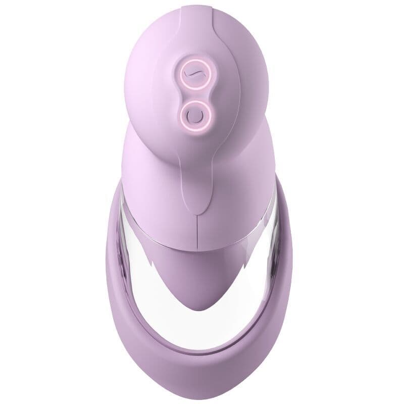 FANTASY FOR HER - Veloura Touch Pleasure Pump, intimna črpalka s sesanjem in vibracijami, vijolična 2