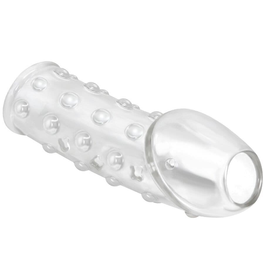 PRETTY LOVE - TIGHT AND VOLUMIZING PENIS SLEEVE TRANSPARENT 4
