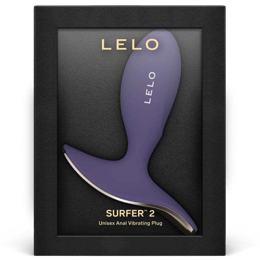 LELO - SURFER 2 UNISEX ANALNI VIBRIRAJOČ ČEP, KIBERNETSKO VIJOLIČEN 3