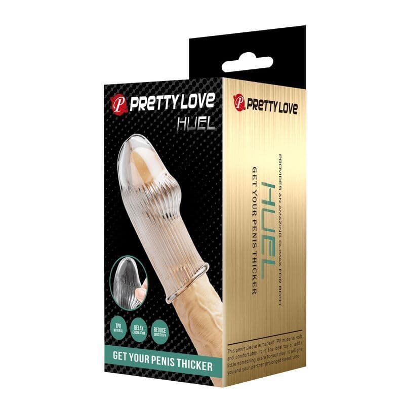 PRETTY LOVE - HUEL NAVLAKA ZA PENIS ZA DEBLJI PENIS PROZIRNA 3
